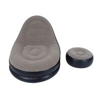 PxQuerantic Poltrona reclinabile moderna gonfiabile pieghevole con poggiapiedi, lettino gonfiabile per soggiorno, balcone e giardino, divano ergonomico per il tempo libero per adulti