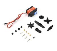 PxQuerantic Servo digitale in metallo impermeabile, ad alta coppia 24 kg·cm, per auto RC 1/10 e 1/8 da corsa su strada; rotazione a 180° con guarnizione in silicone; compatibile con Futaba, JR