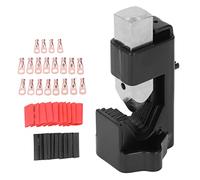 PxQuerantic Strumento per la crimpatura dei morsetti dei cavi della batteria, crimpatrice per morsetti in stile martello con 20 terminali in rame rosso e 20 tubi termorestringenti per cavi del