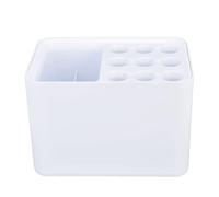 PxQuerantic Umbrella Bucket, Indoor Space Saving Umbrella Holder with Drip Tray, Stable Anti Slip Base for Home Office Hotel, Rust Proof ABS Umbrella Stand with Removable Tray