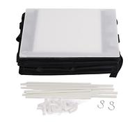 PxQuerantic Zaino per la consegna di cibo isolato e impermeabile, borsa termica a più strati di grande capacità con struttura di supporto interna e effetto ammortizzante per corrieri alimentar