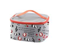 PXTIDY Astuccio per cosmetici teatrale Opera Phanto Drama Broadway regalo musicale Phantom's Mask Theatre Bag Phantom Musical Gift, Grigio, Taglia unica, Astuccio per trucchi