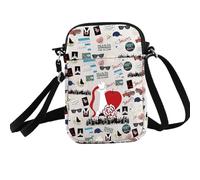 PXTIDY Borsa a tracolla ispirata al film, idea regalo per i fan, Beige, Small