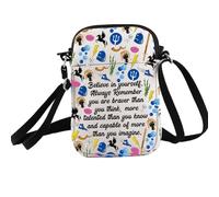 PXTIDY Borsa a tracolla ispirata al film Percy, Pegasus Zeus, idea regalo per amanti del campo, mezzosangue, Beige, Small