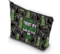 PXTIDY Borsa per il trucco ispirata alla musica strega It's Time to Trust My Instincts Witchy Gift Broadway Musical Merch Witch Fans Gift, Stile 2, One_Size, alla moda