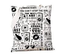 PXTIDY Borsa per la spesa riutilizzabile con testo della canzone I'm a Mess Song Lyrics Album Citazione canzone Country Pop Music Merchandise regalo per i fan, Beige, Medium
