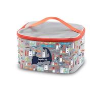 PXTIDY Cape Cod - Trousse da viaggio per cosmetici, souvenir per le vacanze, borsa da spiaggia, souvenir, Grigio