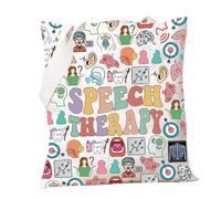 PXTIDY Logopedia Tote Bag Speech Language Patologi Terapeuta Apprezzamento Regali Sp Assistente Terapeuta Shopping Bag, Beige, Medium