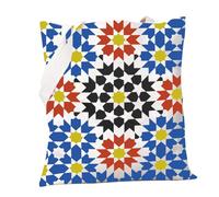 PXTIDY Marocco Vacanza Souvenir Regalo Orientale Tribale Marocchino Rustico Kilim Tote Bag Orientale Ikat Marocchino Amante dell'Arte Regalo, Beige, Medium