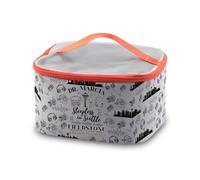 PXTIDY Seattle Sleepless Movie Cosmetic Bag Romcom Regalo di San Valentino Dr Marcia Fieldstone Fan Regali Seattle Movie Fans Regali, Grigio