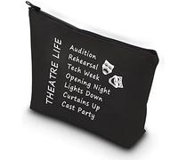 PXTIDY Teatro Vita Trucco Borsa Dramma Teatro Regali Commedia Tragedia Maschera Teatro Dramma Trucco Borsa Dramma Attore Attrice