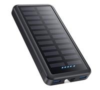 Pxwaxpy Power Bank 26800mAh, 15W PD 3.0A [USB C Uscita & Ingresso] Ricarica Rapida Caricabatterie Solare Portatile, 3 Uscita Powerbank con LED Torcia Batteria Esterna per iPhone Samsung Huawei ecc