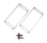 Pxyelec 2 anelli di montaggio piatti in plastica per humbucker, pickup al collo del ponte, telaio di ricambio per chitarra elettrica
