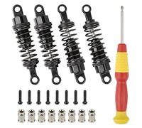 Pxyelec 4Pcs Alluminio Ammortizzatore per WLtoys 1/18 RC Auto A959 A969