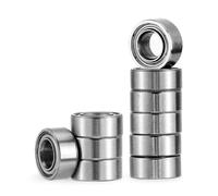 Pxyelec Cuscinetti in acciaio miniaturizzati MR63ZZ L-630 673ZZ con cuscinetti a sfere profondi a gola 3x6x2.5mm, confezione da 10
