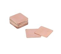 Pxyelec Dissipatore di calore in rame, spessore termico, piastra di raffreddamento per raffreddamento, chipset IC, GPU, dimensioni 20 x 20 x 0,5 mm, confezione da 20