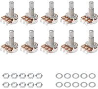 Pxyelec, potenziometri per chitarra audio A500K OHM, sostitutivi per chitarra elettrica, confezione da 10
