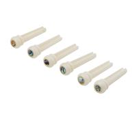 Pxyelec - Set di 6 perni per chitarra acustica con abalone