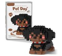 PYAIOVR 1 Pezzi Bassotto Building Blocks Set, Bassotto Mattoncini, Bambini Educativo Giocattolo Blocks Anime Model Micro Blocks 3D Puzzle Mini Diy Blocchi Per Ragazzi Ragazze(G)