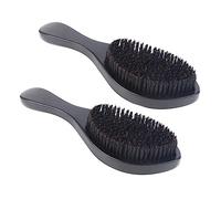 Pyanegn 2 Pezzi A Onde Curve Pettine per Lo Styling da Uomo Morbido e Cinghiale Strumento per Parrucchieri