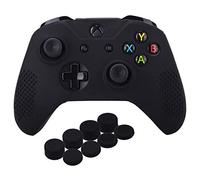 Pyanegn Studded In Silicone Cover Per E One S Controller X 1 Con Impugnatura Thumb Pro 8 Pezzi (Nero)