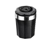 PYANL Auto Posacenere per Peugeot 208 2015-2019, Sigaretta Posacenere Portatile Senza Fumo Posacenere Autoestinguente in Acciaio Inox Portabicchieri con Coperchio Auto Accessori,L-1