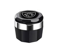 PYANL Auto Posacenere per Peugeot 308 2013-2017, Sigaretta Posacenere Portatile Senza Fumo Posacenere Autoestinguente in Acciaio Inox Portabicchieri con Coperchio Auto Accessori,M-2