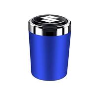 PYANL Posacenere Auto per Suzuki Vitara 2014-2018, Portatile, Senza Fumo, Autoestinguente, Acciaio Inox, Portabicchieri, Coperchio Auto