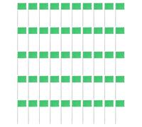 Pyasuye 50 bandiere impermeabili in PVC resistenti per paesaggistica, mappatura del campo e campi sportivi, bandiere di irrigazione per identificazione facile delle aree