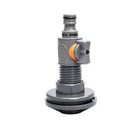 Pyasuye Standard 16 mm Attaccare Tubo Nipplo e Controller Set per Secchio o Grande Contenitore Drenaggio Sigillato Cisterna Thud Raccordo