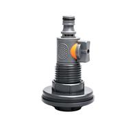 Pyasuye Standard 16 mm Attaccare Tubo Nipplo e Controller Set per Secchio o Grande Contenitore Drenaggio Sigillato Cisterna Thud Raccordo