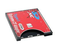 Pyatofly SD a CF Card Sleeve Supporta Wireless WIFI SD Card Type i Adattatore SLR Fotocamera Rosso
