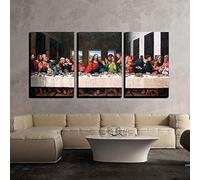 PYBILDCYJ 3 Pezzi Stampa su Tela Home Decor Moderno Ultima Cena Moderna di Arte della Parete Soggiorno Stampe Decorative - 50 x 75cm x3 Senza Cornice