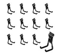 PYBTOOL Confezione da 12 ganci per pareti a doghe, accessori per pareti a doghe resistenti, ganci e appendini per pareti a doghe, piccoli ganci a