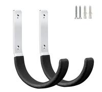 PYBTOOL Ganci da garage robusti in acciaio, ganci multiuso per la conservazione del garage, organizzatore robusto per attrezzi da giardino in garage, ganci per montaggio a parete in acciaio