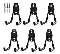 PYBTOOL Ganci robusti per garage, ganci utilitari per lo stoccaggio, organizzatore di stoccaggio per attrezzi da giardino, ganci da parete in acciaio (Piccolo gancio a U)