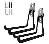 PYBTOOL Gancio Multiuso per Montaggio a Parete in Acciaio - Organizer per Tubo da Giardino e Attrezzi da Garage, Robusto