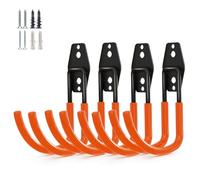 PYBTOOL Robusto gancio multiuso per la conservazione del garage, gancio per tubo da giardino, gancio per montaggio a parete in acciaio, organizer per attrezzi da garage e da giardino