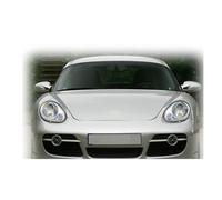 PYBYCEGNZK Auto Paralume Copertura Per Cayman Per Boxster 987 2004 2005 2006 2007 2008 Fari Auto Guscio Lampada Copertura Lente Faro Auto Faro Len Cover(2pcs for pair light)