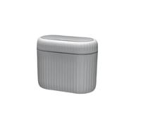 PYBYCEGNZK Cestino Per Auto Pattumiera Per Auto Sospesa Con Coperchio Accessori Per Contenitori Per Rifiuti Contenitore Di Rifiuti Per Autos(Gray)