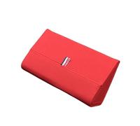 PYBYCEGNZK Custodia Occhiali da Sole Auto Porta Occhiali per Auto Visiera Parasole Universale Custodia da Sole in Pelle Scamosciata Organizzatore per Scatola Gancio Microsoft(Red)