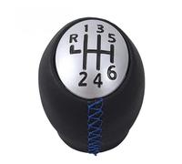 PYBYCEGNZK Per Megaane 5 6 Velocità Testa Leva Cambio Pallamano Auto Pomello Leva Cambio(Blue-6 Speed)