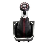 PYBYCEGNZK Per VW Per Golf V Per A5 Per A6 Hatchback 2004-2013 5 6 Speed Gear Stick Pomello Del Cambio Boot Auto Pomello Leva Cambio(6 Speed D)