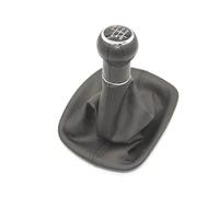 PYBYCEGNZK Per VW Per Passat B5 1998-2004 5 6 Pomello Del Cambio Marce Ghetta Boot Cover Auto Pomello Leva Cambio(Black 6 Speed)