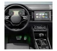 PYBYCEGNZK PET Protettiva Schermo Di GPS Per Skoda Per Kodiaq 2021 Pellicola Protettiva Per Schermo LCD Del Cruscotto Adesivo Per Strumenti Navigatore GPS Per Auto Vetro Temperato(Gps and instrument)