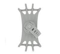 PYBYCEGNZK Supporto Manubrio Supporto Per Bicicletta E Motocicletta Girevole A 360° Sicuro Per In Silicone Tipo Trazione In Per Tutti I Supporti Per Telefoni Supporto Telefono Moto(Gray)