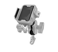 PYBYCEGNZK Supporto Manubrio Supporto Per Telefono Ammortizzante Caricabatterie Di Tipo C Regolabile Antifurto Staffa Navigazione A Sgancio Rapido Supporto Telefono Moto(Uncharged - Gray 2)