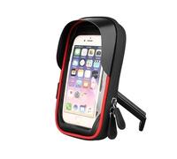 PYBYCEGNZK Supporto Manubrio Supporto Per Telefono Anteriore Per Bicicletta E Impermeabile Con Rotazione A 360° Facile Da Usare Smartphone Tutti I Telefoni Supporto Telefono Moto(Motorcycle Red)