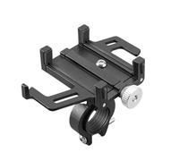 PYBYCEGNZK Supporto Manubrio Supporto Per Telefono Bicicletta Elettrica Smartphone Staffa In Lega Alluminio CNC Supporto Meccanico Per Da Bici A Cinque Artigli Supporto Telefono Moto(Black)