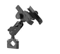 PYBYCEGNZK Supporto Manubrio Supporto Per Telefono Da Moto Con Doppio Giunto Sferico Universale Per Cellulare Sgancio Rapido Regolabile In Lega Alluminio Supporto Telefono Moto(Handlebar)